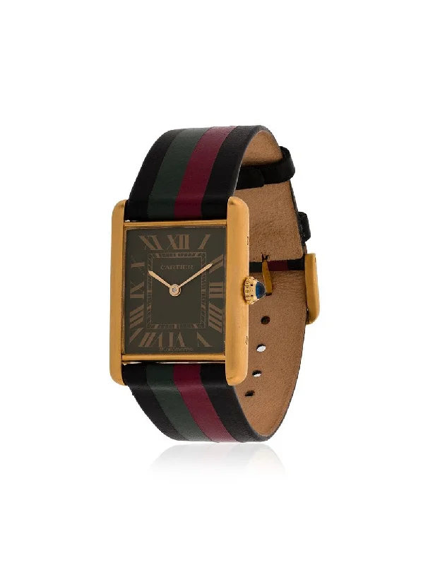 black, red and green cartier tank titan vega watch sleep tank top