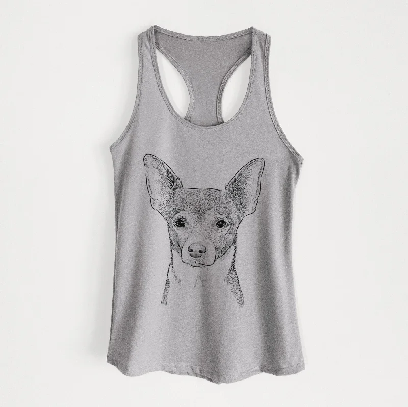 Peanut the Chihuahua - Women's Racerback Tanktop lounge tank top