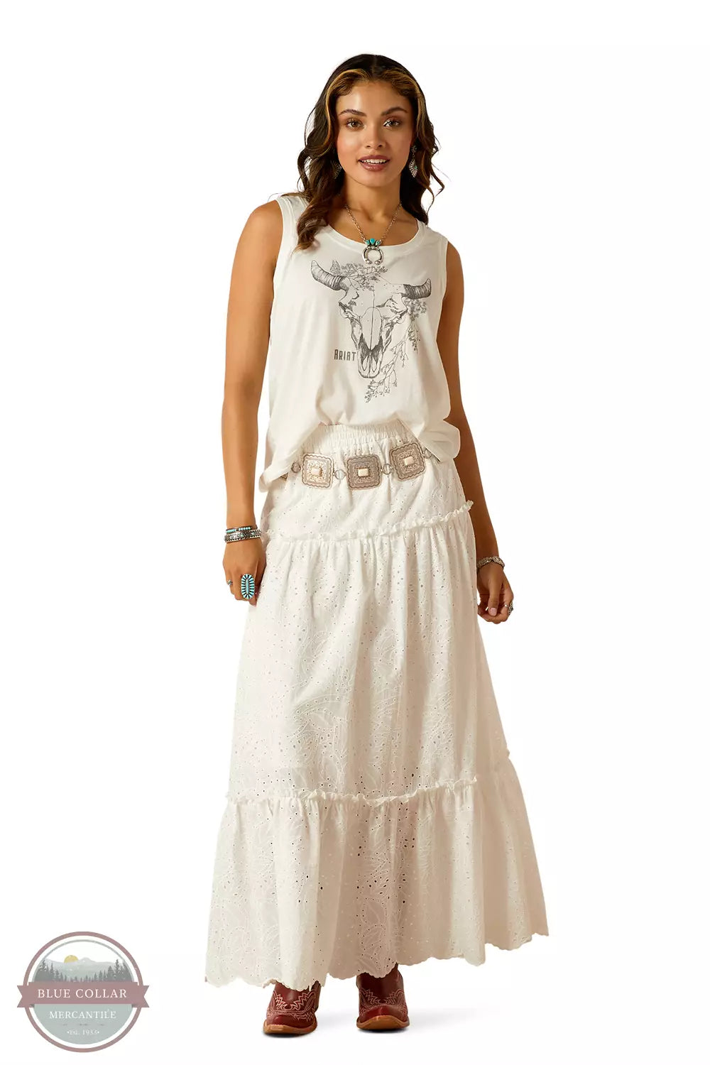 Deadwood Tank Top 10051308 teal tank top