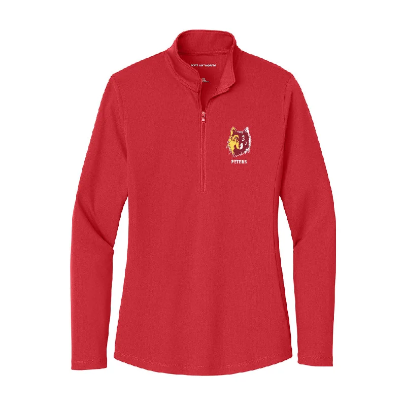 NSU - NCAA Women's Soccer : Deshani Peters - Women's Lightweight Quarter Zip Jacket Collared Jacket Crew Neck Jacket Turtle Neck Jacket NSU - NCAA Women's Soccer : Deshani Peters - Women's Lightweight Quarter Zip Jacket Collared Jacket Crew Neck Jacket Turtle Neck Jacket
