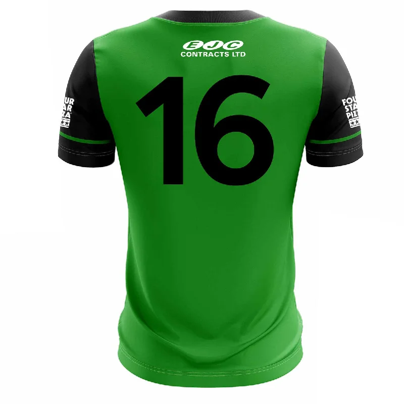 Mc Keever Queens GAA Official Gaelic Football Numbered Away Goalkeeper Jersey - Adult - Green Player Fit Summer Jersey Tee Mc Keever Queens GAA Official Gaelic Football Numbered Away Goalkeeper Jersey - Adult - Green Player Fit Summer Jersey Tee