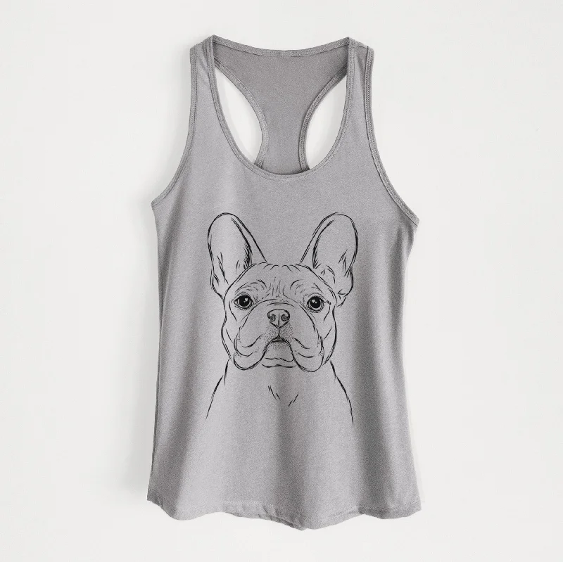 Franco the French Bulldog - Women's Racerback Tanktop halter tank top