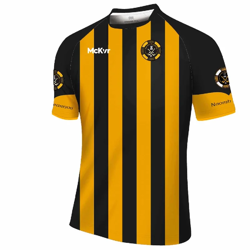 Mc Keever Naomh Mearnog CLG Training Jersey - Adult - Black/Amber Daily Wear Jersey Tee