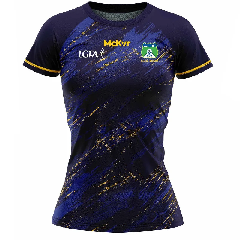 Mc Keever Beart LGFA Training Jersey - Womens - Navy Storm Lavender Jersey Tee