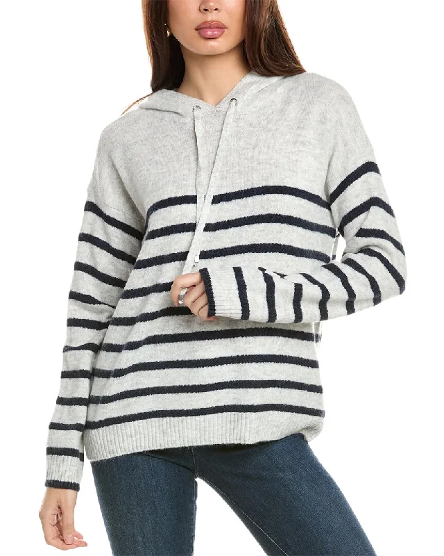 Vince Camuto Hoodie Hoodie with Full-Zip Functional Layering