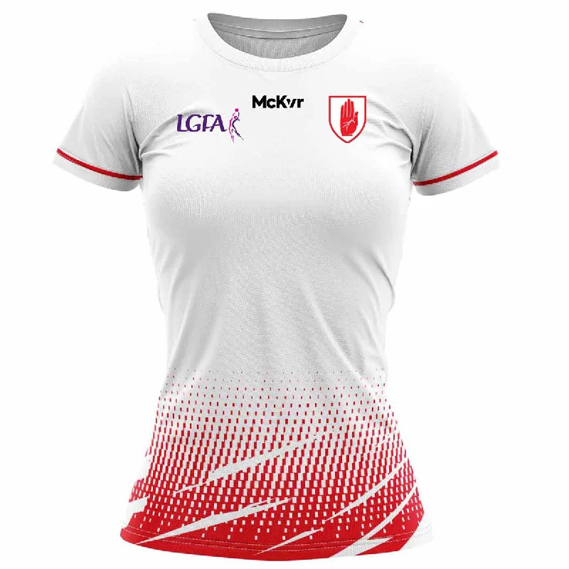 Mc Keever Kildallan LGFA Goalkeeper Jersey - Adult - White/Red Player Fit Custom Jersey Tee Mc Keever Kildallan LGFA Goalkeeper Jersey - Adult - White/Red Player Fit Custom Jersey Tee
