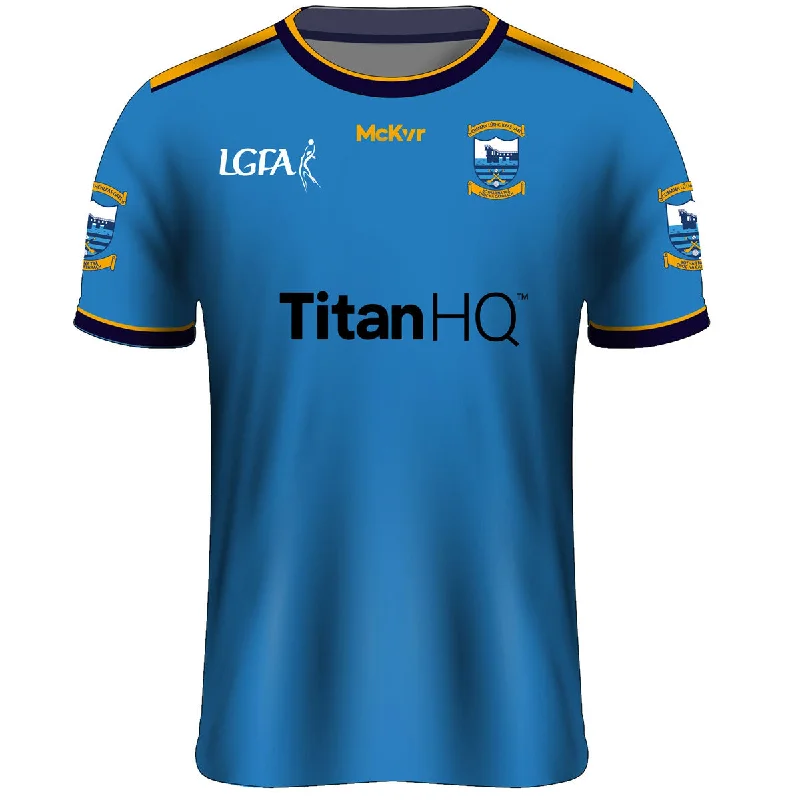 Mc Keever Salthill Knocknacarra LGFA Home Jersey - Womens - Blue Business Jersey Tee Mc Keever Salthill Knocknacarra LGFA Home Jersey - Womens - Blue Business Jersey Tee