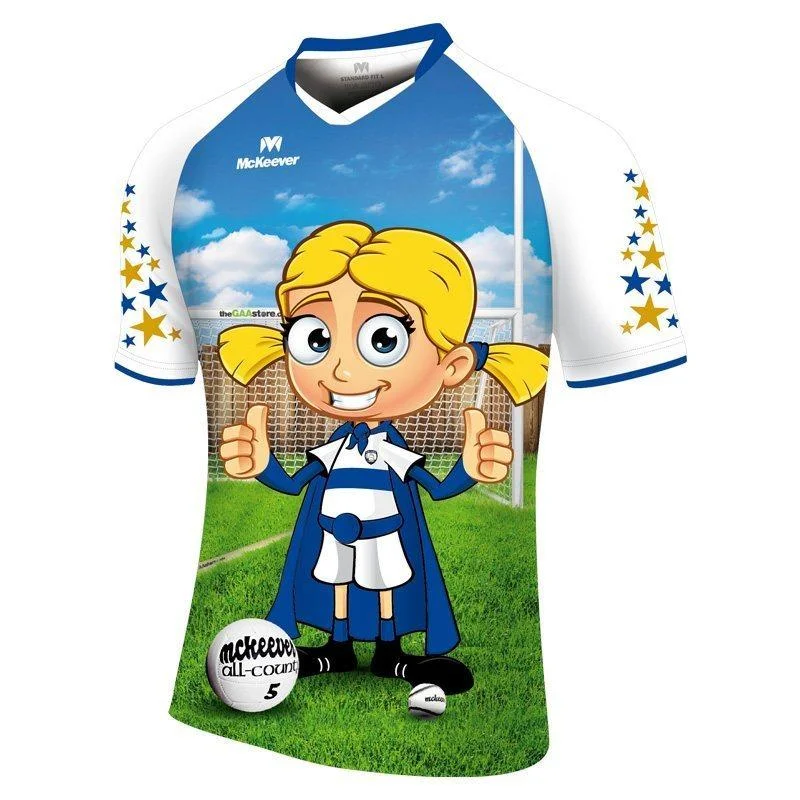 Mc Keever Waterford GAA Future All Star Jersey - Girls Minimalist Jersey Tee