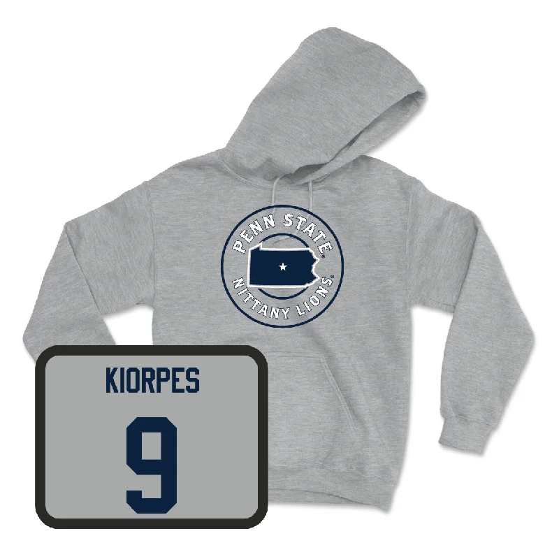 Sport Grey Women's Soccer State Hoodie - Nicollette Kiorpes Hoodie with Reflective Safety Nightwear