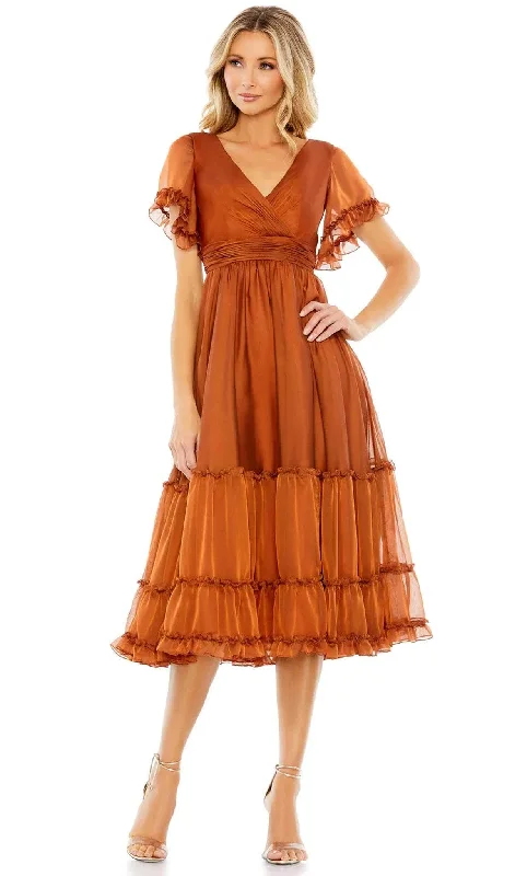 Mac Duggal 68018 - A-line Casual Dress Tunics Canvas sturdy