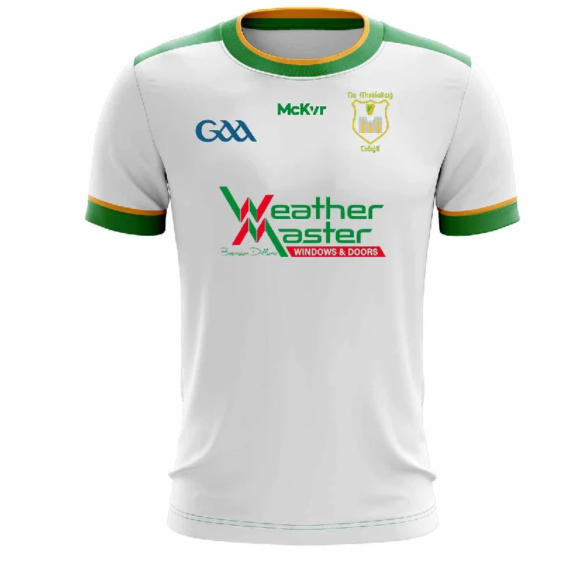 Mc Keever John Mitchels GAA Away Jersey - Adult - White Player Fit Affordable Jersey Tee