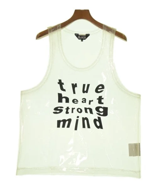 BLACK COMME des GARCONS Tank tops navy tank top