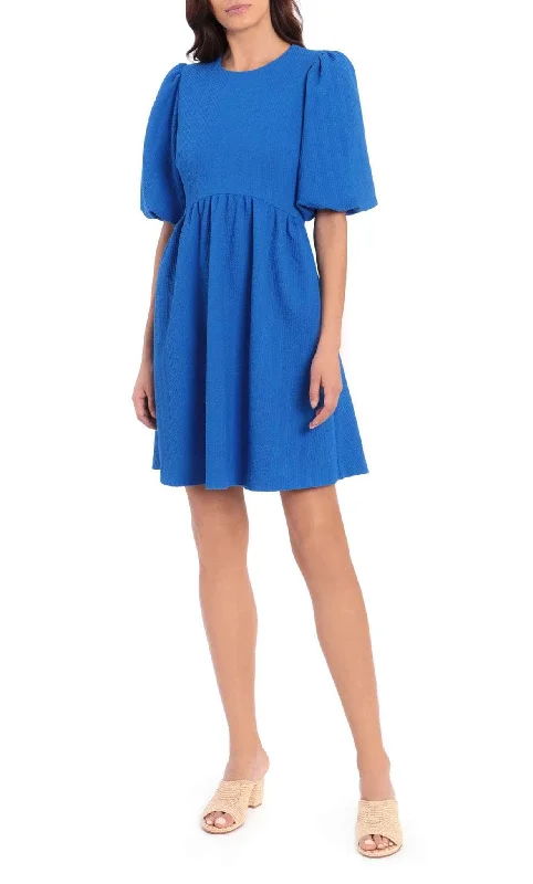 Maggy London G4879M - Puff Sleeve Dress Tunics Exclusive limited
