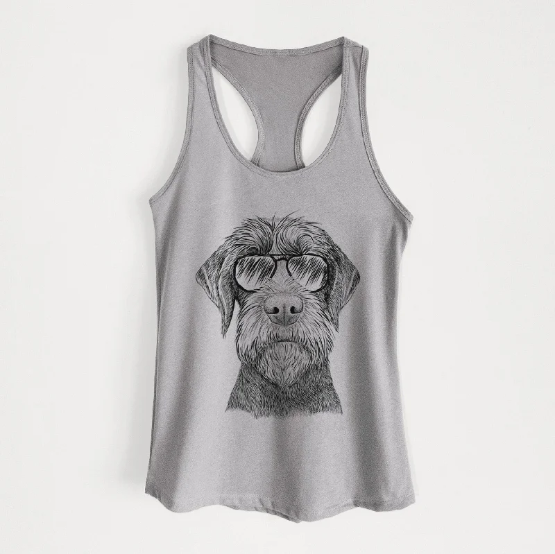 Oakley the Pudelpointer - Women's Racerback Tanktop open back tank