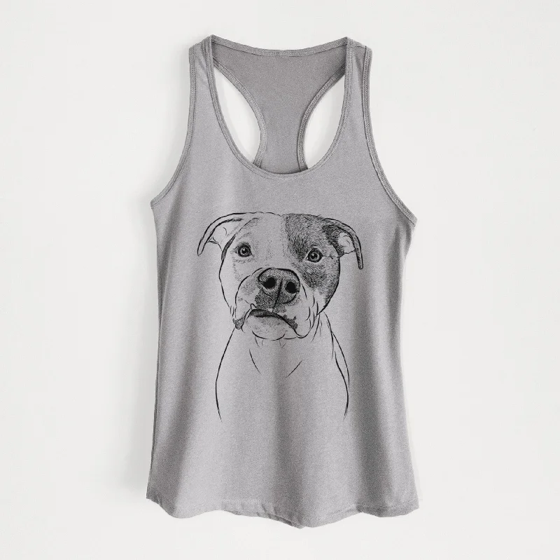 Dexter the Pitbull - Women's Racerback Tanktop loose fit tank