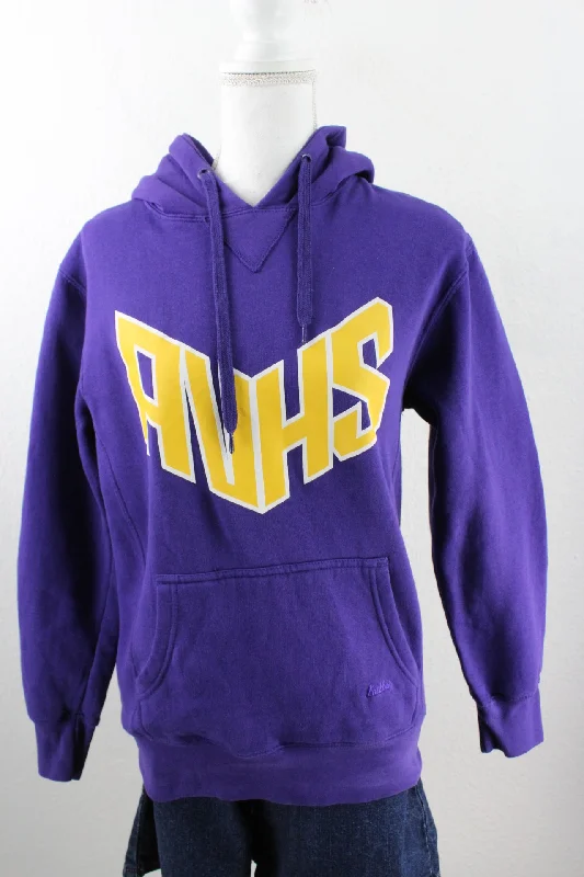 Vintage AVHS Hoodie (XS) Hoodie with Hem Drawcord Adjustable Customizable