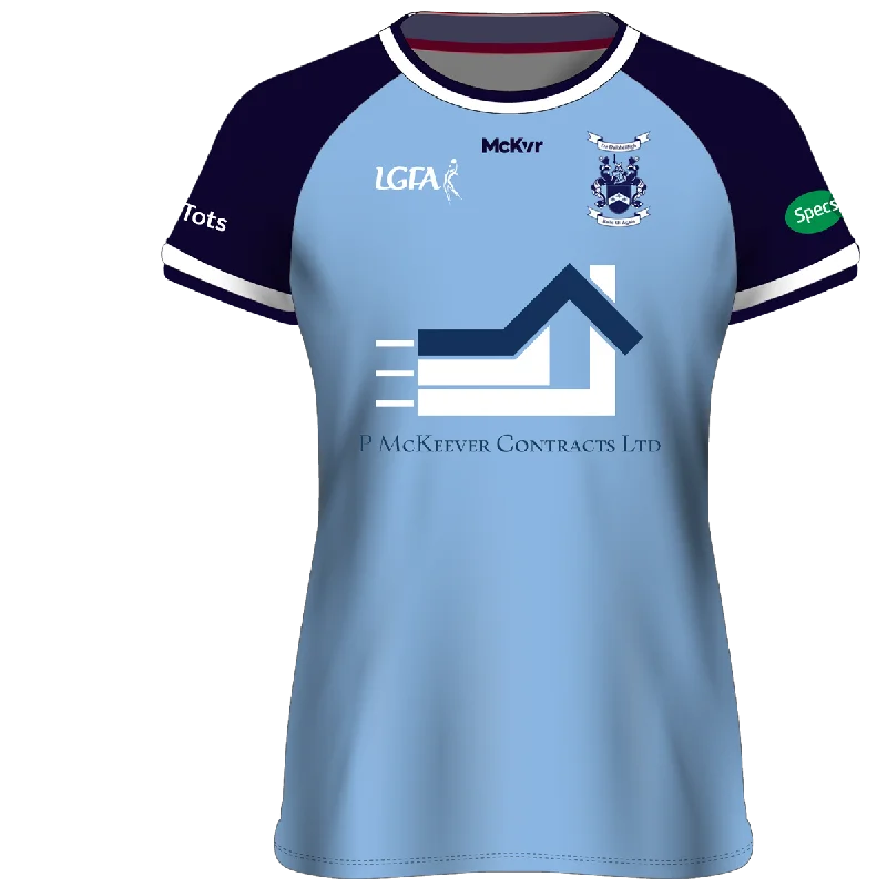 Mc Keever Ballyhegan Davitts LGFA Girls Home Jersey - Womens - Blue Navy Blue Jersey Tee Mc Keever Ballyhegan Davitts LGFA Girls Home Jersey - Womens - Blue Navy Blue Jersey Tee