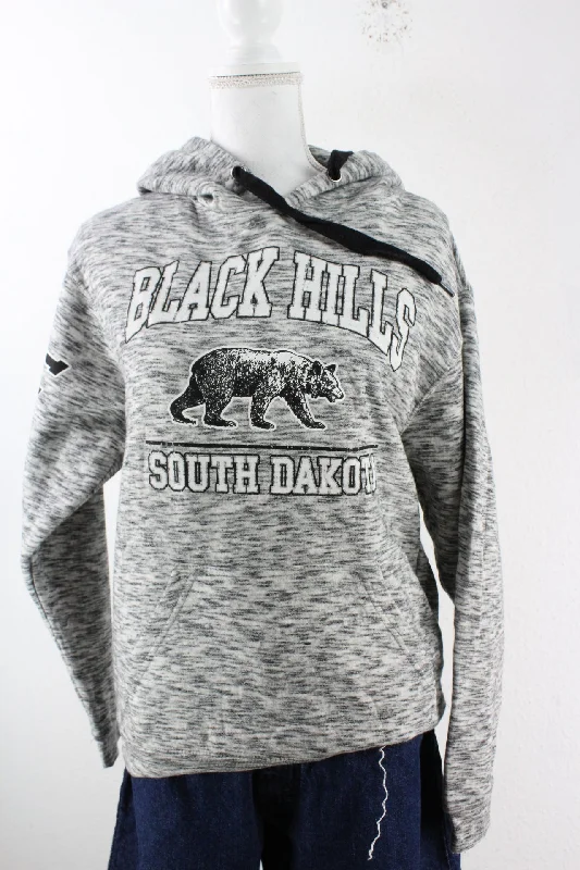 Vintage South Dakota Hoodie (S) Hoodie with Slim Fit Tailored Modern