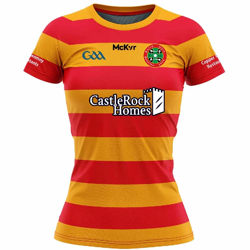 Mc Keever Newcestown GAA Underage Match Jersey 1 - Womens - Amber/Red Warm Jersey Shirt