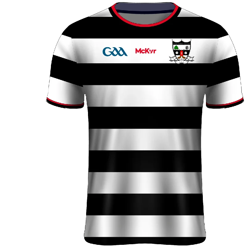 Mc Keever St Oliver Plunketts Cork GAA Playing Jersey - Adult - Black/White Player Fit Elegant Jersey Shirt