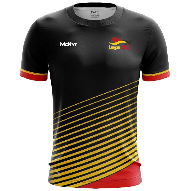 Mc Keever Lurgan ASC Stripe Jersey - Womens - Black Women's Jersey Top