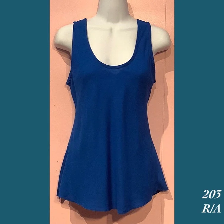 203 - R/A , Bias cut tank top bright tank top