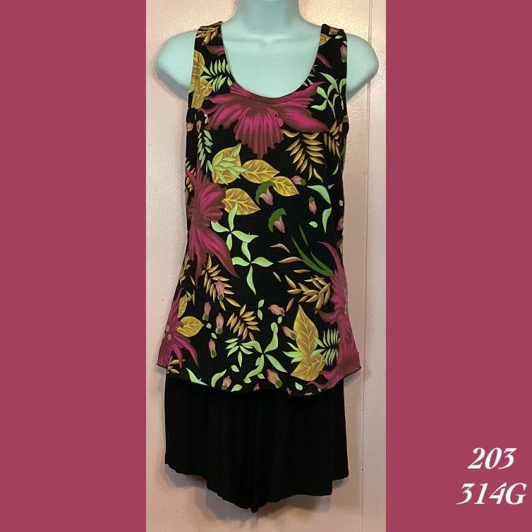 203 - 314G , Bias cut tank top sage tank top