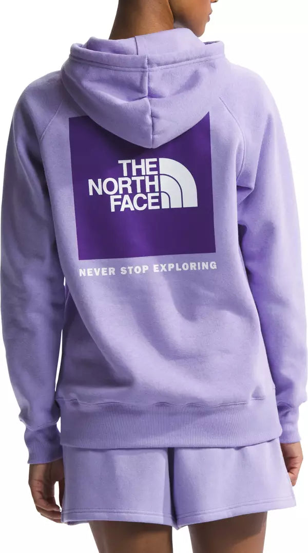 Women's The North Face | Box NSE Pullover Hoodie | High Purple Hoodie with Logo Branding Identity