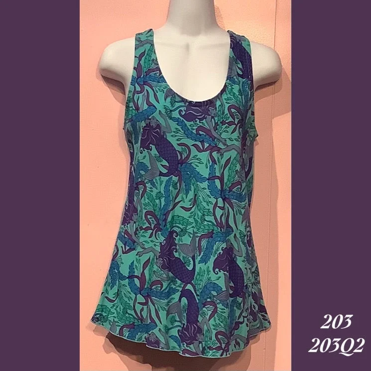 203 - 203Q2 , Bias cut tank top fashionable tank top