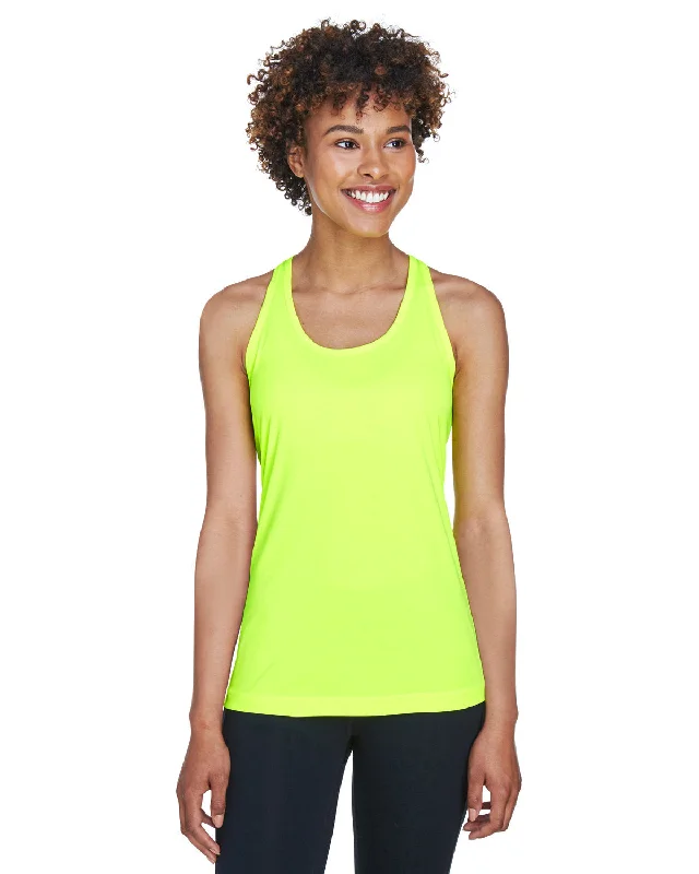 Team 365 TT11WRC Ladies' Zone Performance Racerback Tank tie dye tank
