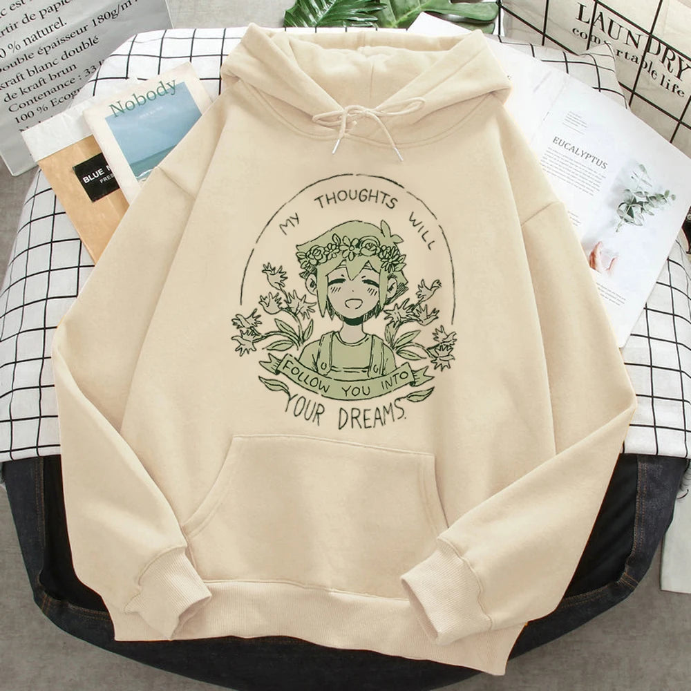 Omori hoodies women funny Winter  sweat y2k graphic sweater women Kawaii tracksuit Anti-Pilling Anti-Shrink Durable