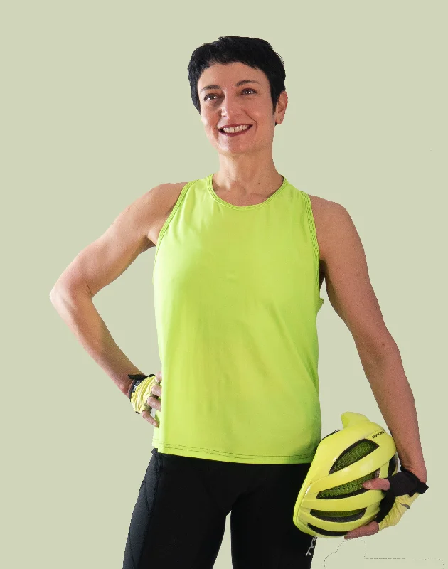 High Vis Sweep Tank Jersey crossback tank top