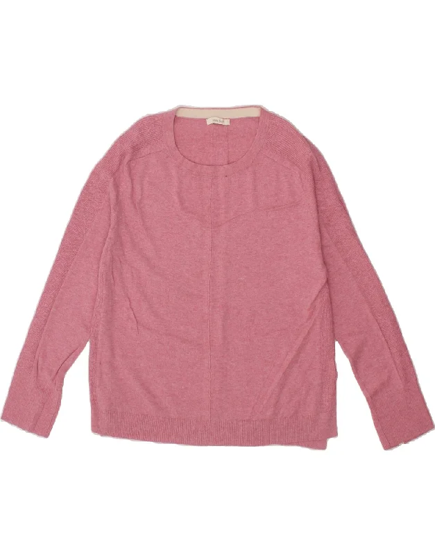 WHITE STUFF Womens Boat Neck Jumper Sweater UK 16 Large Pink Cotton Elegant Classic Vintage WHITE STUFF Womens Boat Neck Jumper Sweater UK 16 Large Pink Cotton Elegant Classic Vintage