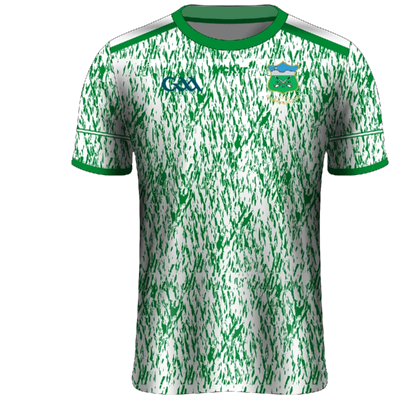 Mc Keever Drom & Inch GAA Training Jersey - Adult - White/Green Dark Color Jersey Shirt