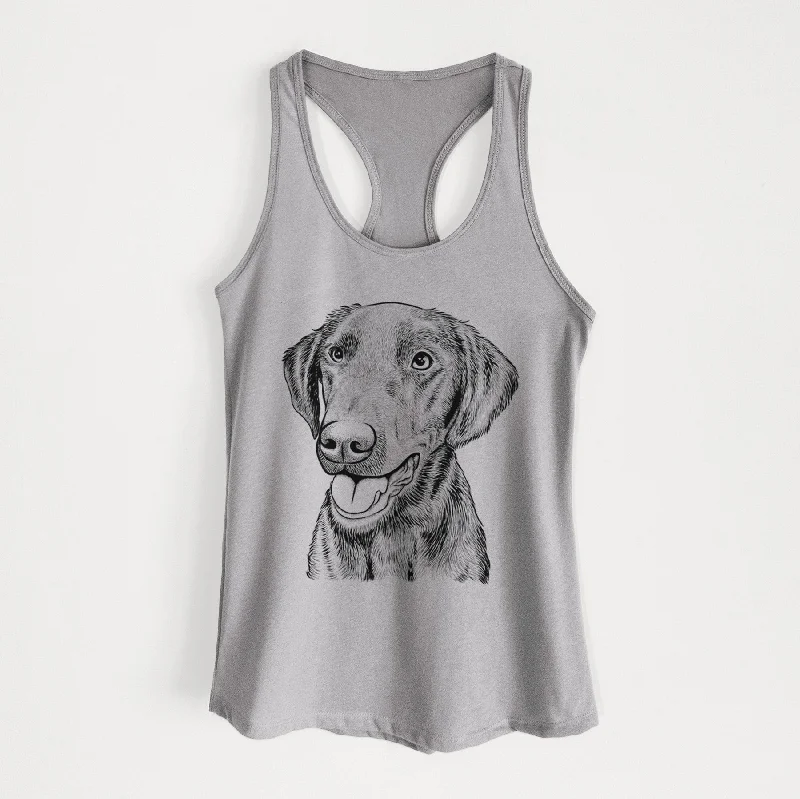 Onyx the Labrador Retriever - Women's Racerback Tanktop soft tank top