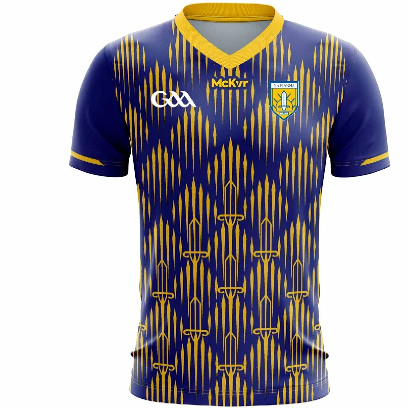 Mc Keever Na Fianna Dublin Training Jersey Design 4 - Adult - Royal Player Fit Glamorous Jersey Tee