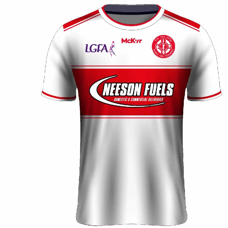 Mc Keever Tir na nOg LGFA Playing Jersey - Womens - White One Shoulder Jersey Shirt