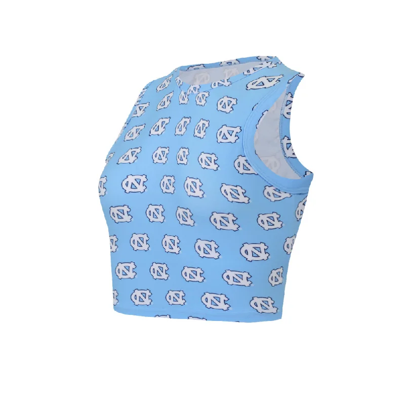 North Carolina Tar Heels Tiled Soft Tank Top yoga tank top