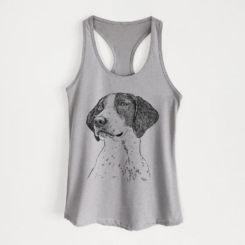 Payton the Mixed Breed - Women's Racerback Tanktop bronze tank top