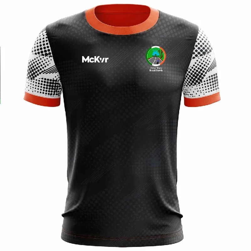 Mc Keever Tieve Tara Road Bowls Jersey - Adult - Black/Orange High-End Jersey Tee