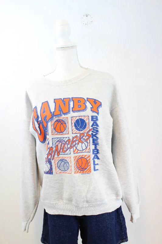 Vintage Canby Sweatshirt (L) Hoodie with Exposed Zipper Edgy Industrial