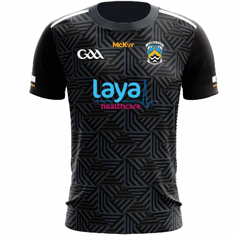 Mc Keever Fermoy GAA Training Jersey - Adult - Black Bohemian Jersey Tee