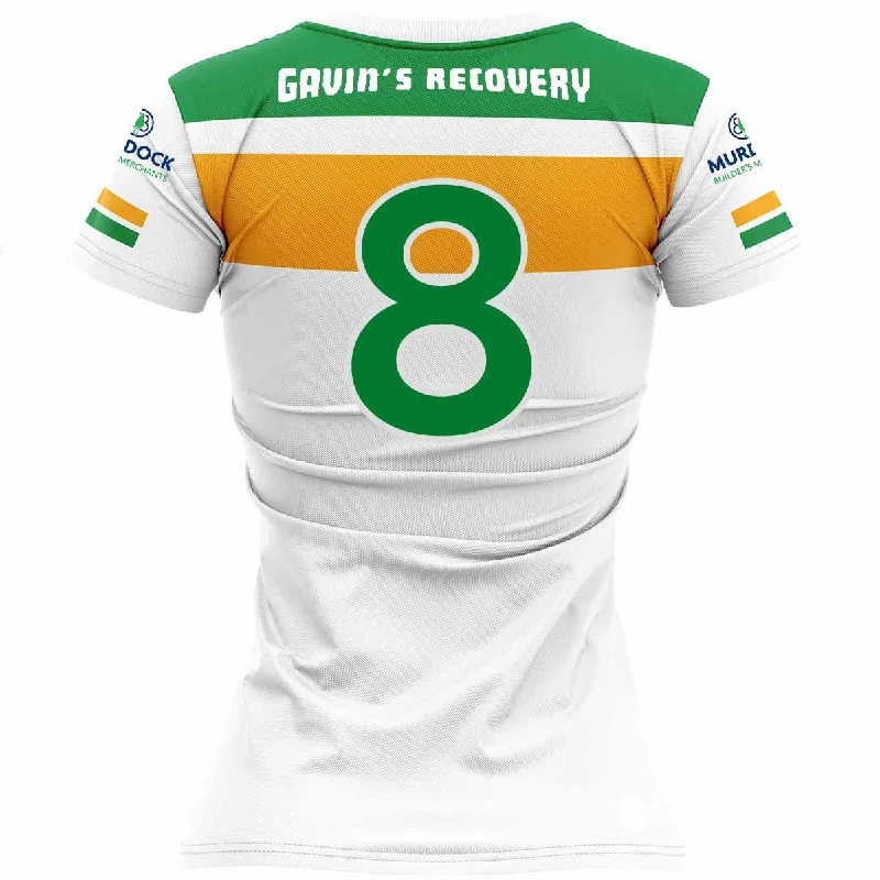 Mc Keever An Riocht GFC Numbered Playing Jersey - Womens - White Maximalist Jersey Tee