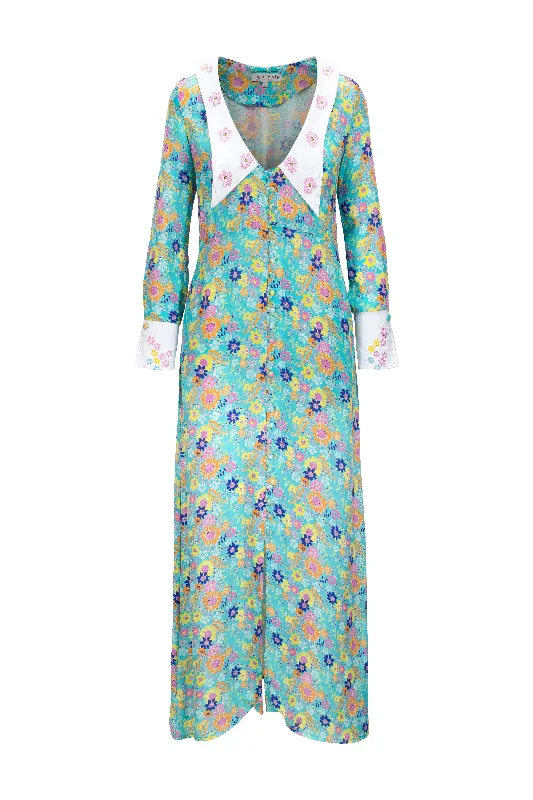 Blazing Star Long Dress - Villblomst Tunics Cozy soft