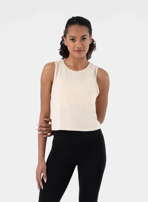 NUX WOMANS DAYDREAM TANK white tank top