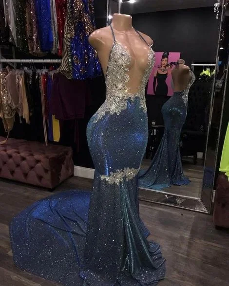 Deep v neck prom dresses lace   cg7885