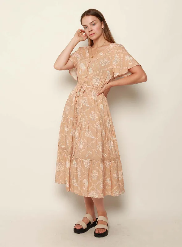 Shona Summer Dress LATTE