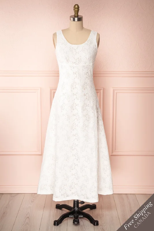 Babettine | White Lace Bridal Dress
