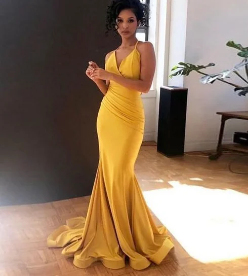New Arrival V Neck Formal Evening Gown Mermaid Prom Dress For Senior Spaghetti Straps cg7739 New Arrival V Neck Formal Evening Gown Mermaid Prom Dress For Senior Spaghetti Straps cg7739
