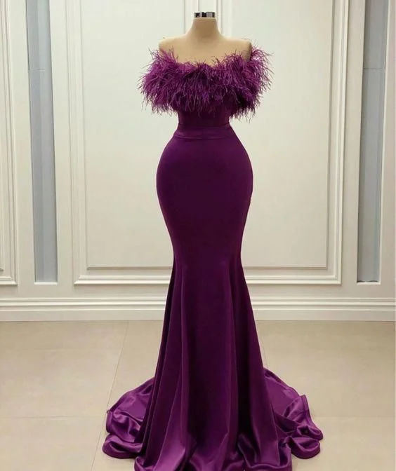 Purple Long Prom Dress, Long Purple Formal Dress,Evening Dress C1193